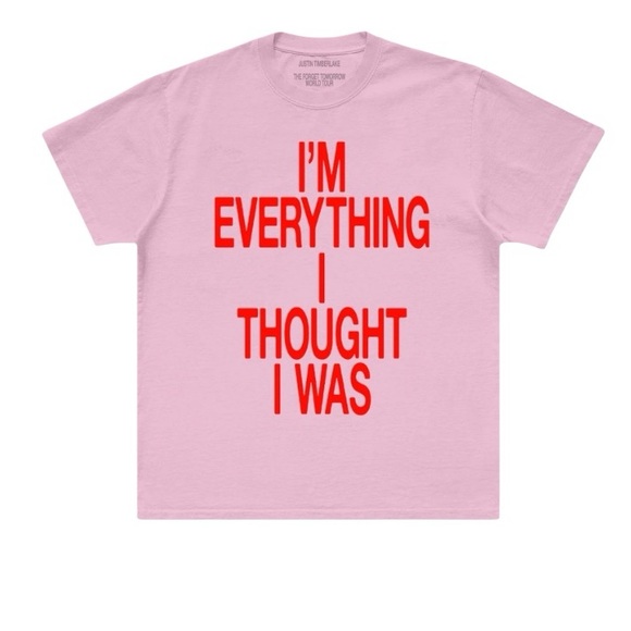 Justin Timberlake Tops - JUSTIN TIMBERLAKE I’m Everything I Thought I was Tee